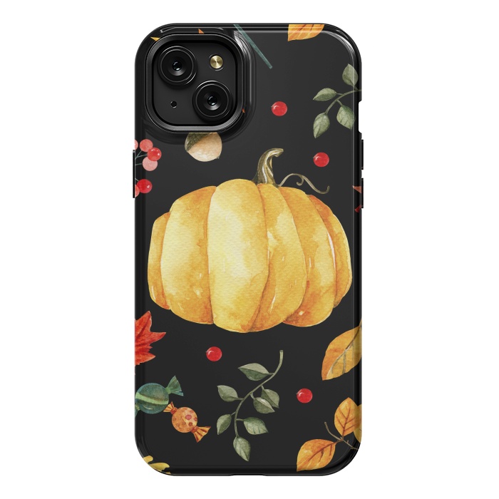 iPhone 15 Plus StrongFit pumpkin season by haroulita