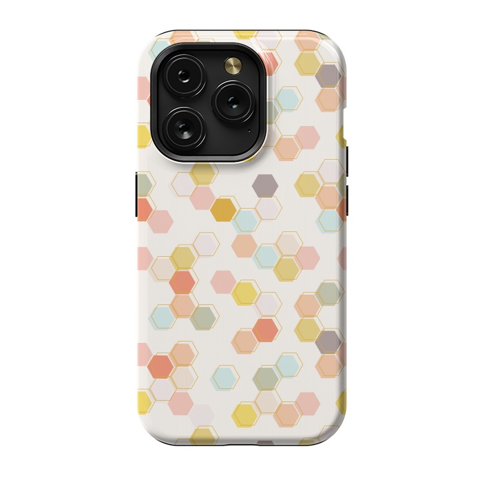 iPhone 15 Pro StrongFit Honeycomb by Melissa Lee