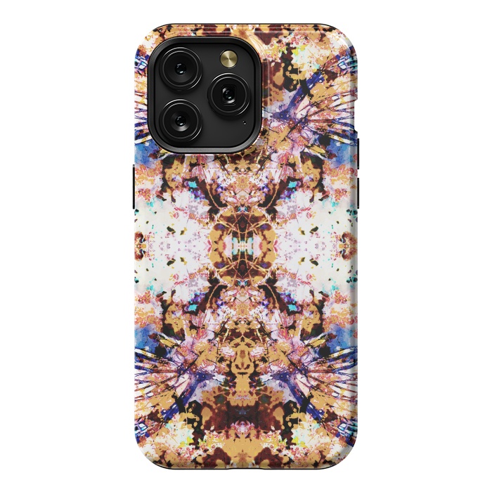 iPhone 15 Pro Max StrongFit Painted butterfly wings and flower petals by Oana 