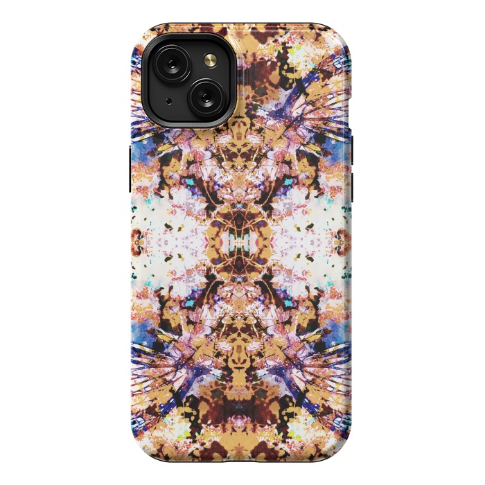 iPhone 15 Plus StrongFit Painted butterfly wings and flower petals by Oana 