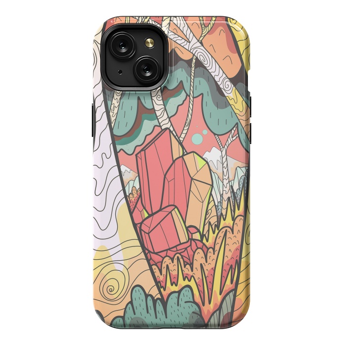 iPhone 15 Plus StrongFit The autumn crystal by Steve Wade (Swade)