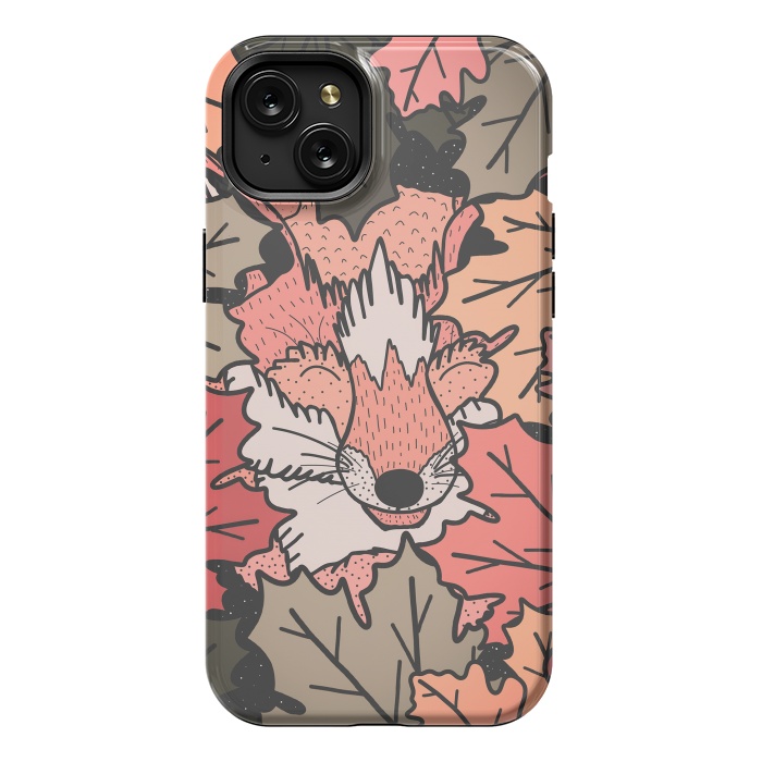 iPhone 15 Plus StrongFit The hidden fox by Steve Wade (Swade)