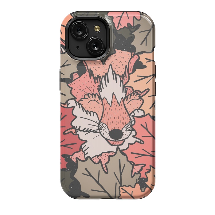 iPhone 15 StrongFit The hidden fox by Steve Wade (Swade)