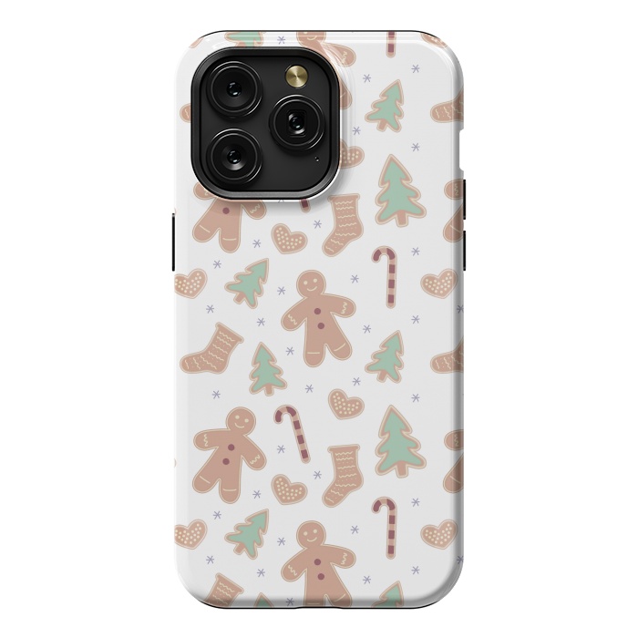 iPhone 15 Pro Max StrongFit ginger bread pattern by MALLIKA