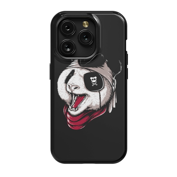 iPhone 15 Pro StrongFit Panda Pirate by Afif Quilimo
