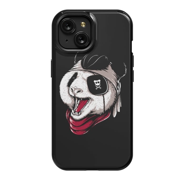 iPhone 15 StrongFit Panda Pirate by Afif Quilimo
