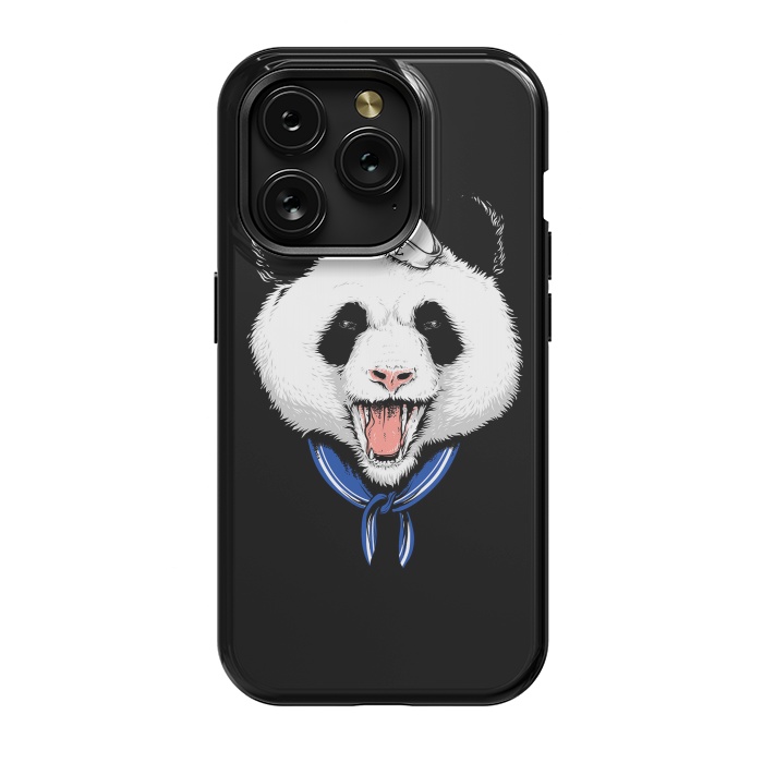 iPhone 15 Pro StrongFit Panda Sailor by Afif Quilimo