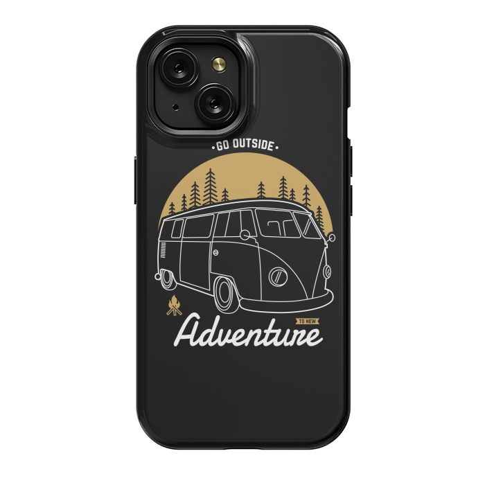 iPhone 15 StrongFit Go Outside to New Adventure by Afif Quilimo