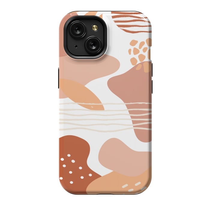 iPhone 15 StrongFit Terracotta earth by Martina