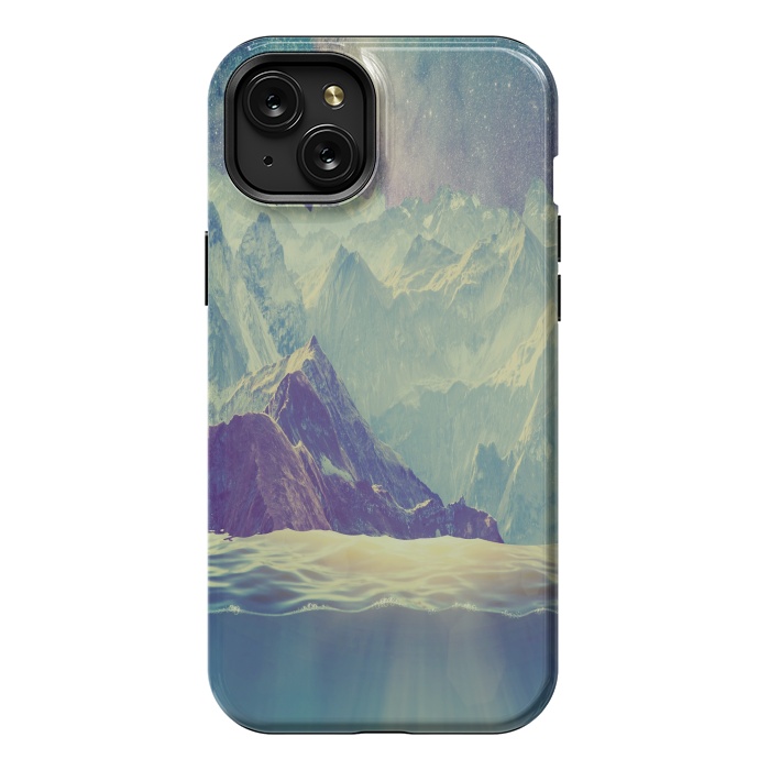 iPhone 15 Plus StrongFit Antarctica Heart by Joanna Vog