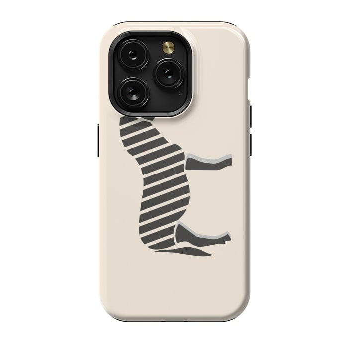 iPhone 15 Pro StrongFit Zebra Cross by Creativeaxle