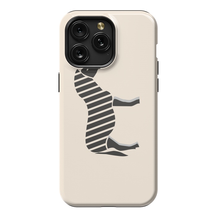 iPhone 15 Pro Max StrongFit Zebra Cross by Creativeaxle