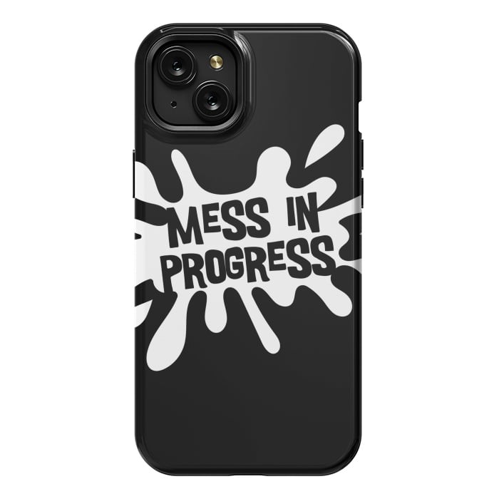iPhone 15 Plus StrongFit Mess in Progress II by Majoih