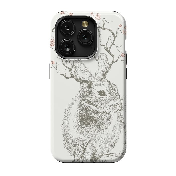 iPhone 15 Pro StrongFit Forest Bunny by Rose Halsey
