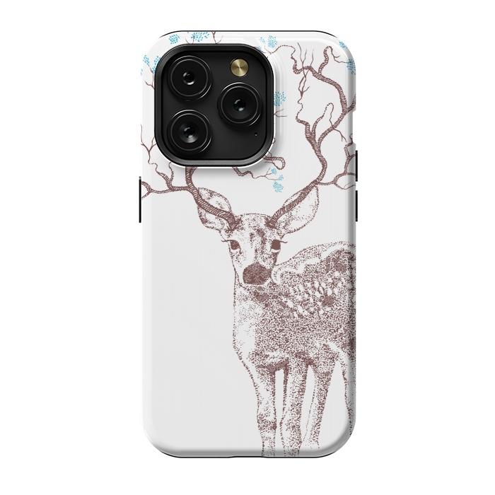 iPhone 15 Pro StrongFit Forest Deer by Rose Halsey