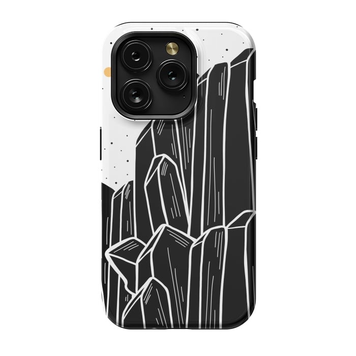 iPhone 15 Pro StrongFit The black cystal by Steve Wade (Swade)
