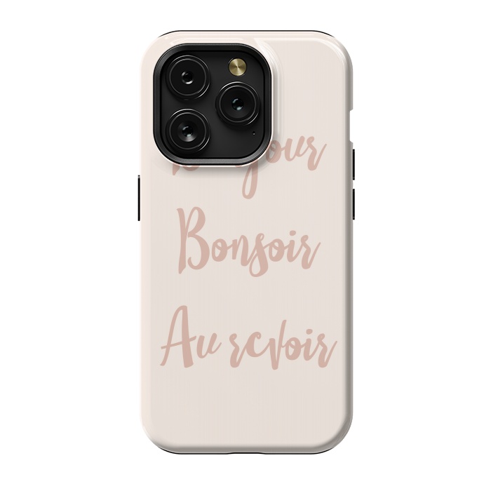 iPhone 15 Pro StrongFit Bonjour by Martina