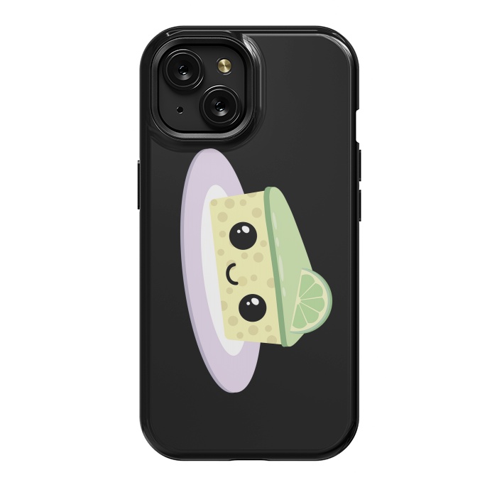 iPhone 15 StrongFit Lime cheesecake by Laura Nagel