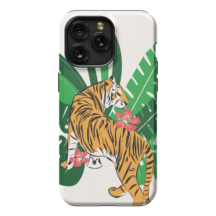 iPhone 15 Pro Max StrongFit Tiger 010 by Jelena Obradovic