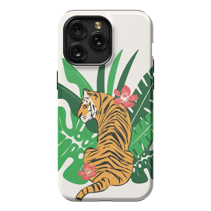 iPhone 15 Pro Max StrongFit Tiger 011 by Jelena Obradovic