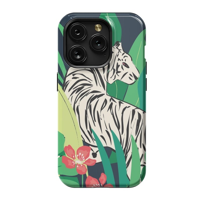 iPhone 15 Pro StrongFit Tiger 013 by Jelena Obradovic