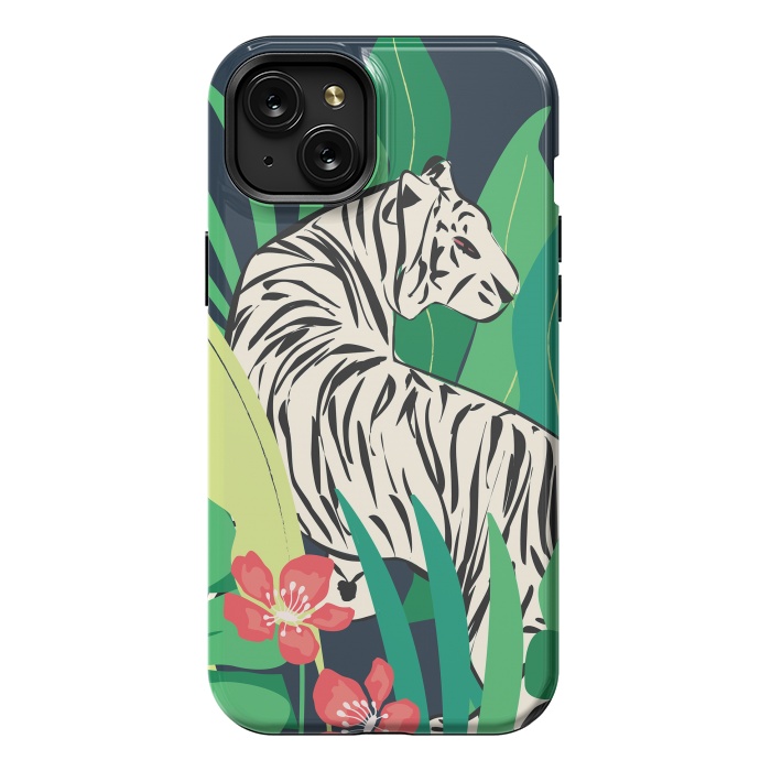 iPhone 15 Plus StrongFit Tiger 013 by Jelena Obradovic