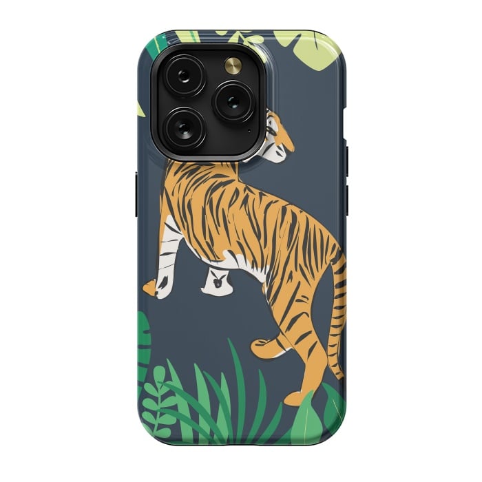 iPhone 15 Pro StrongFit Tiger 015 by Jelena Obradovic