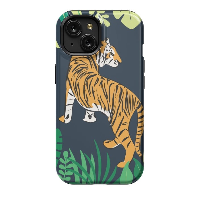 iPhone 15 StrongFit Tiger 015 by Jelena Obradovic