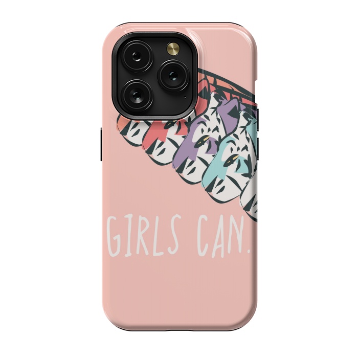 iPhone 15 Pro StrongFit Girls can, pink by Jelena Obradovic