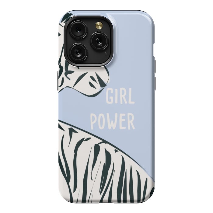 iPhone 15 Pro Max StrongFit Girl Power, blue by Jelena Obradovic
