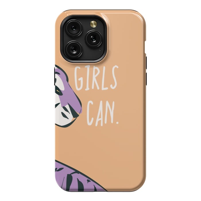 iPhone 15 Pro Max StrongFit Girls can, peach by Jelena Obradovic