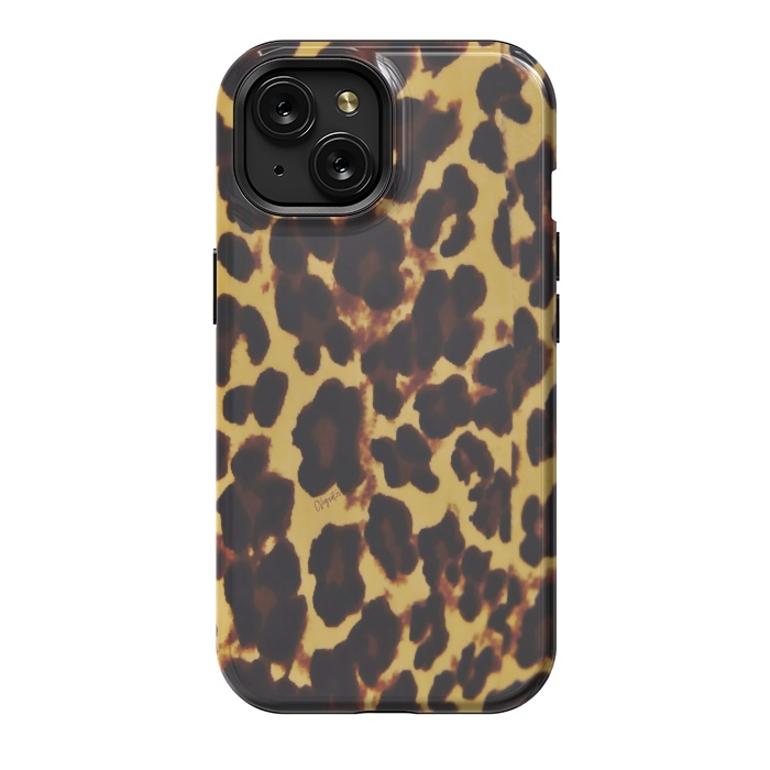 iPhone 15 StrongFit Exotic-ReAL LeOparD by ''CVogiatzi.