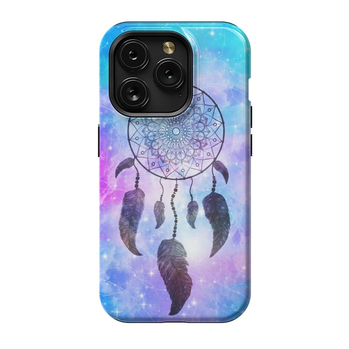 iPhone 15 Pro StrongFit Galaxy dreamcatcher by Jms