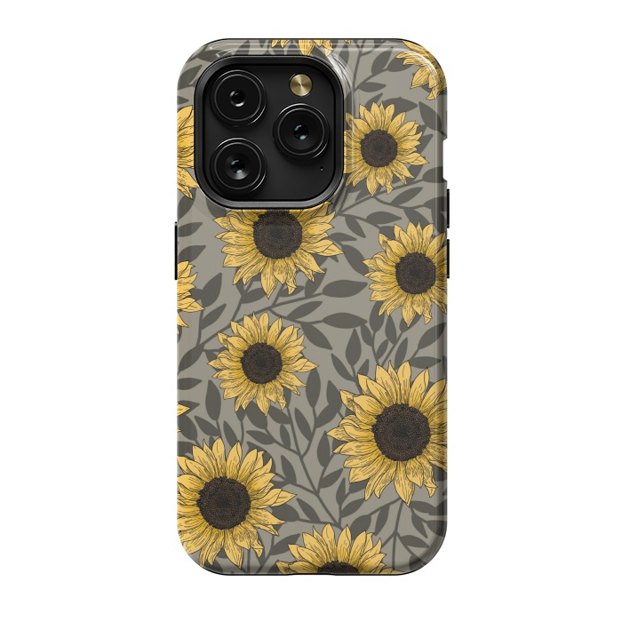 iPhone 15 Pro StrongFit Sunflowers. by Jms
