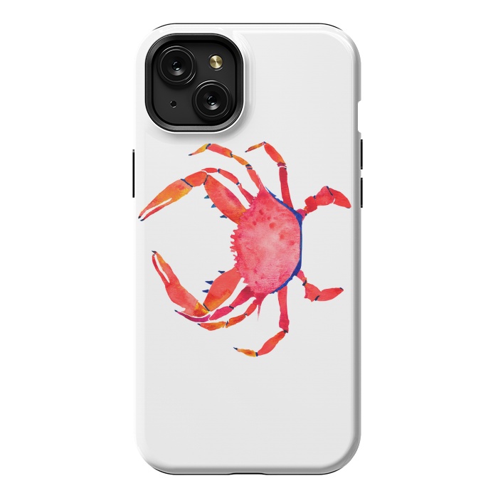 iPhone 15 Plus StrongFit Red Crab by Amaya Brydon