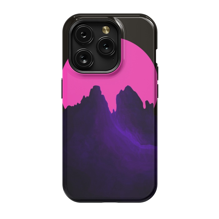 iPhone 15 Pro StrongFit The great pink moon by Steve Wade (Swade)
