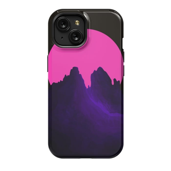 iPhone 15 StrongFit The great pink moon by Steve Wade (Swade)