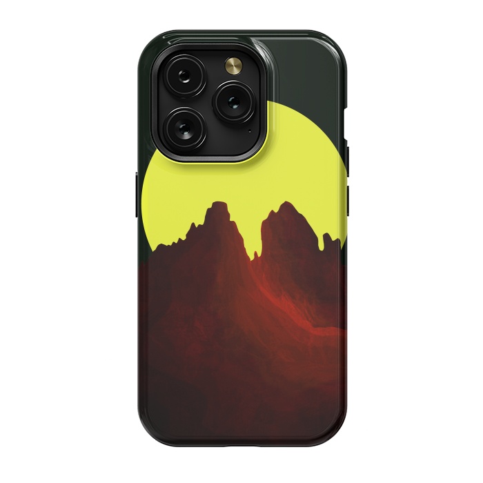 iPhone 15 Pro StrongFit The great yellow moon by Steve Wade (Swade)
