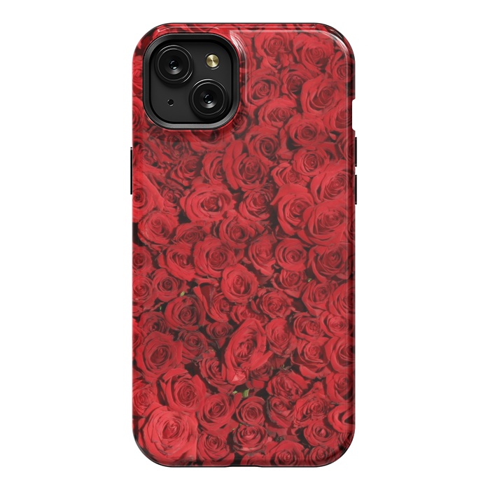 iPhone 15 Plus StrongFit Red Roses by Winston