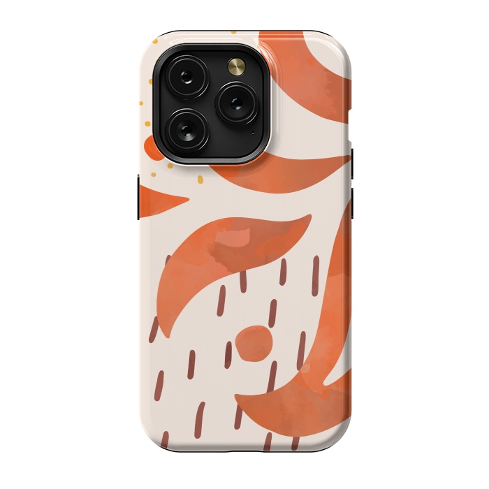 iPhone 15 Pro StrongFit Great Orange by Creativeaxle