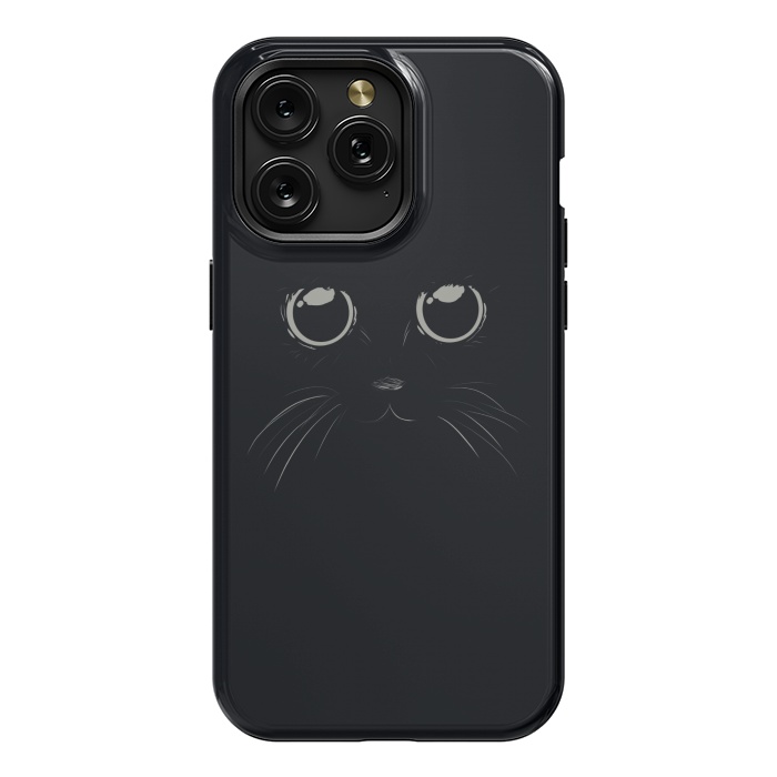 iPhone 15 Pro Max StrongFit Black Cat by Sue Anna Joe