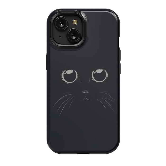iPhone 15 StrongFit Black Cat by Sue Anna Joe