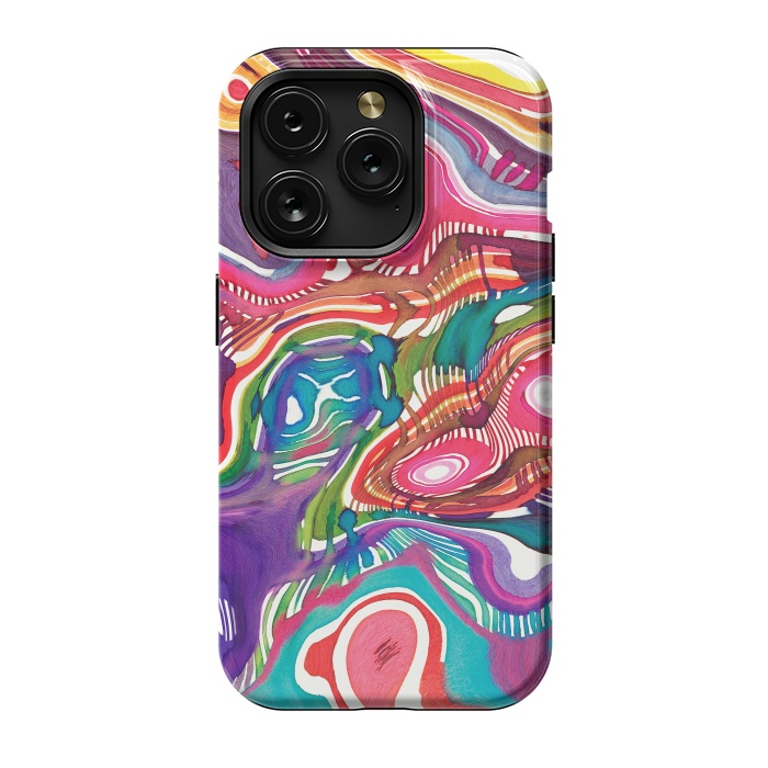 iPhone 15 Pro StrongFit Dreaming shapes by Ninola Design