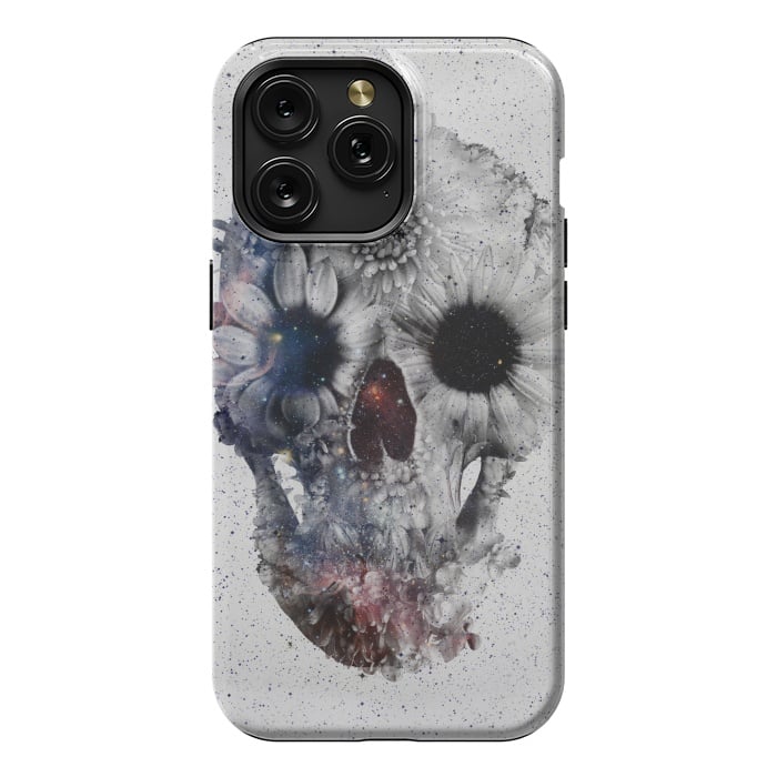 iPhone 15 Pro Max StrongFit Floral Skull 2 by Ali Gulec