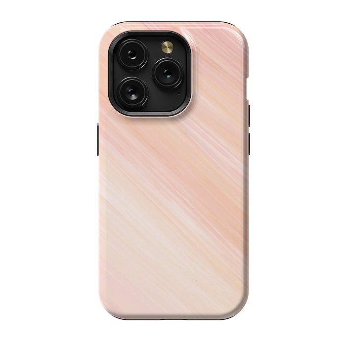 iPhone 15 Pro StrongFit orange pink shades 2 by MALLIKA
