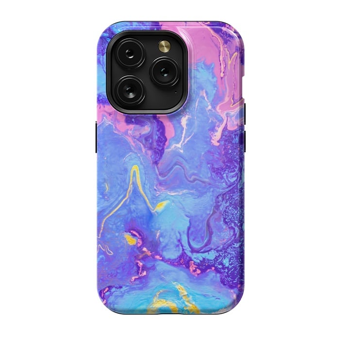 iPhone 15 Pro StrongFit Colorful Modern Art by ArtsCase