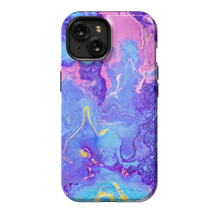 iPhone 15 StrongFit Colorful Modern Art by ArtsCase