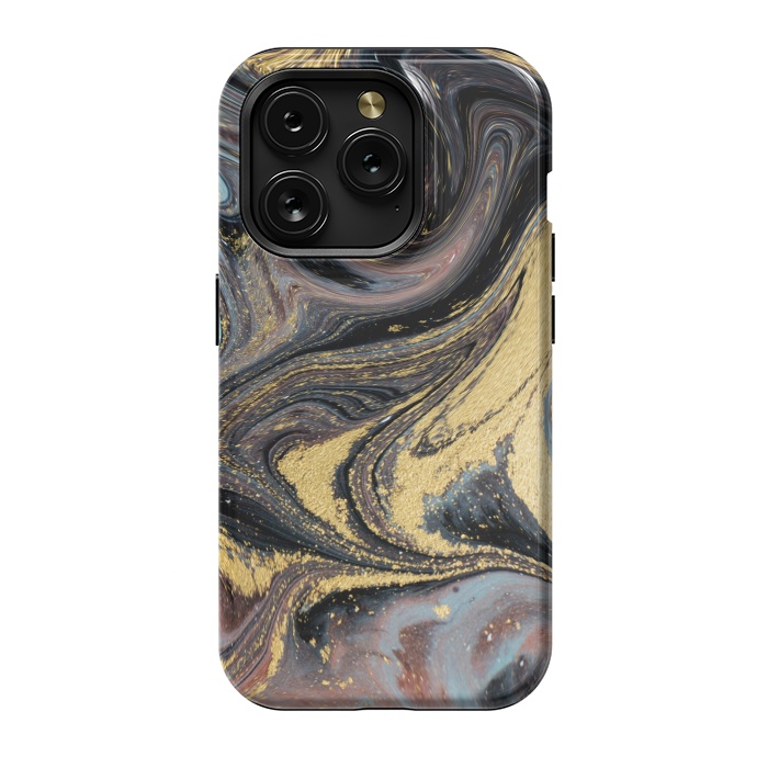 iPhone 15 Pro StrongFit Liquid Marble Design IV by ArtsCase