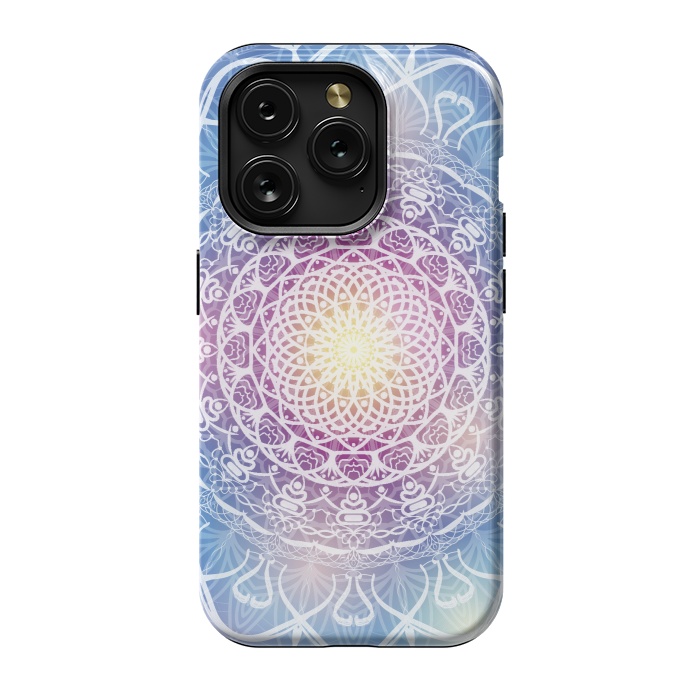 iPhone 15 Pro StrongFit Abstract Mandala Design by ArtsCase