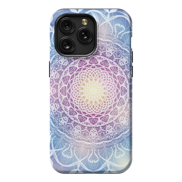 iPhone 15 Pro Max StrongFit Abstract Mandala Design by ArtsCase